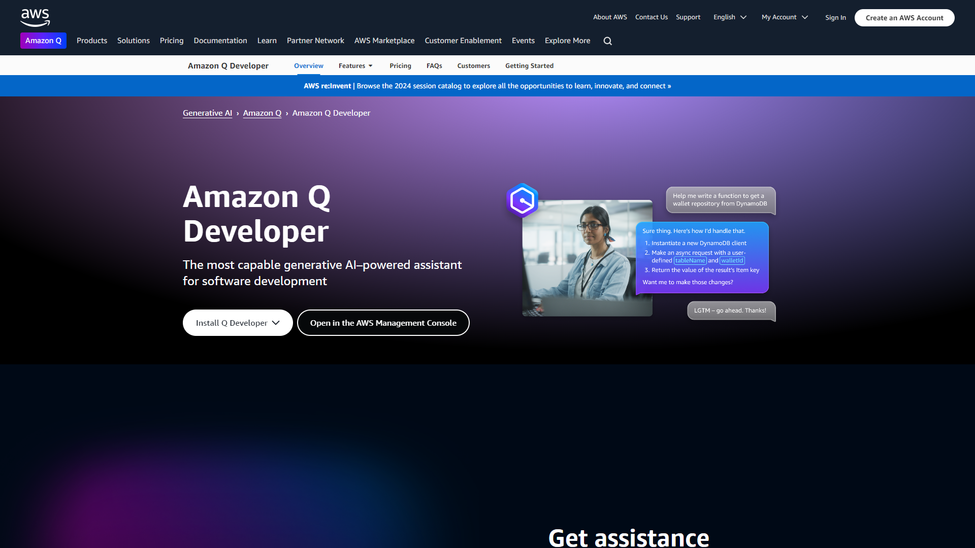 Thumbnail of Amazon CodeWhisperer