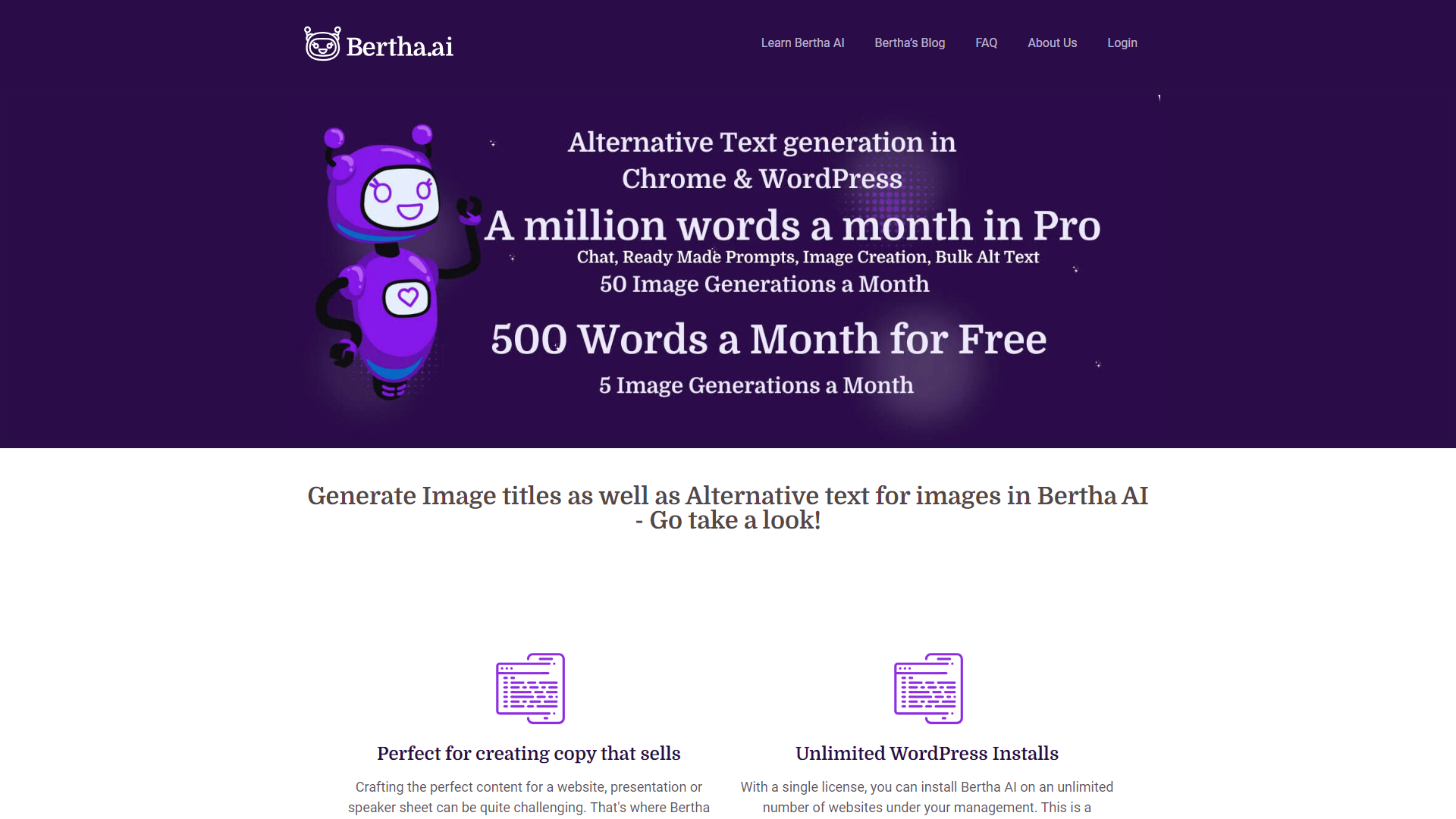 Thumbnail of Bertha AI WordPress Writing Assistant