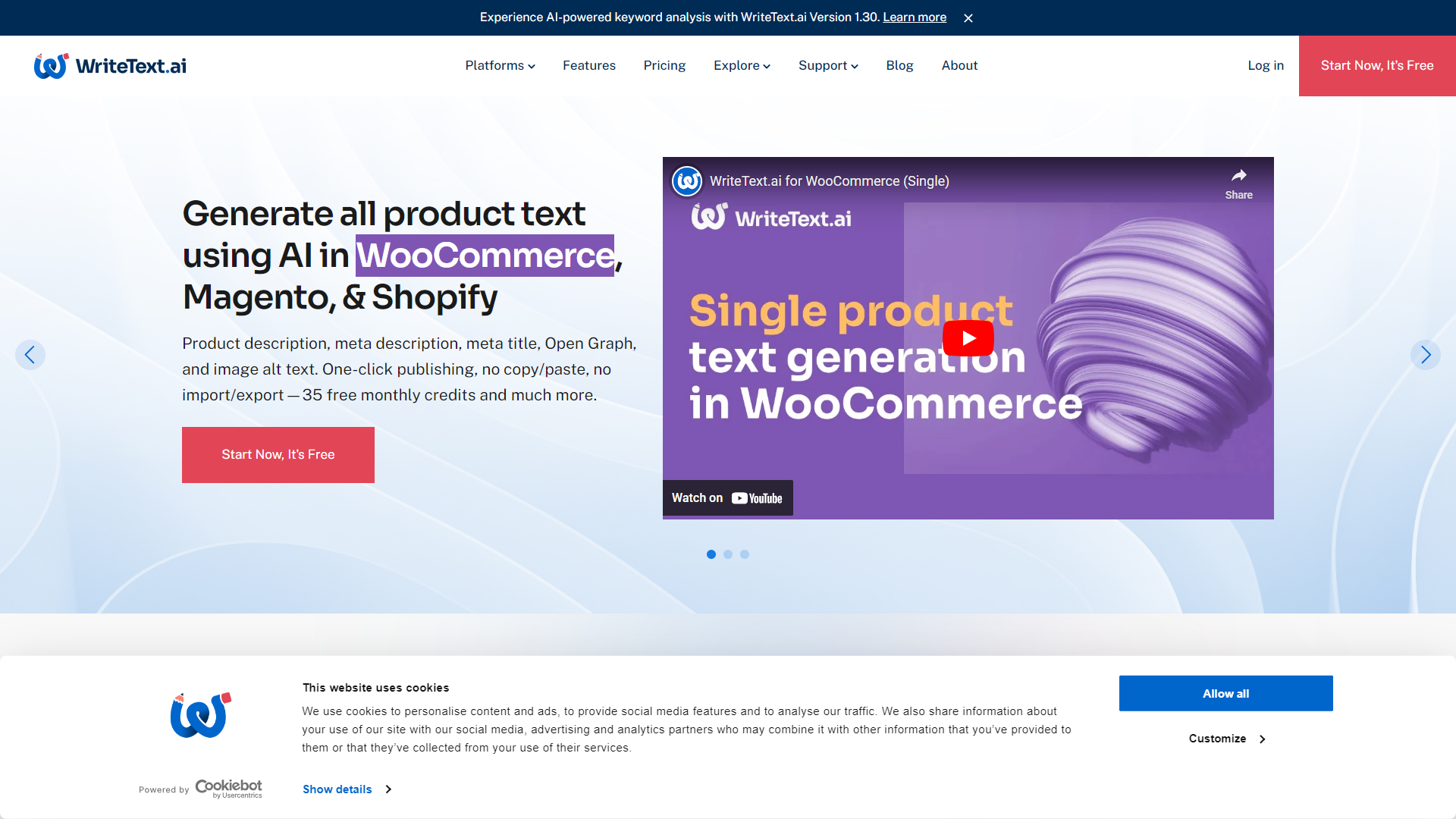 Thumbnail of WriteText AI for WooCommerce