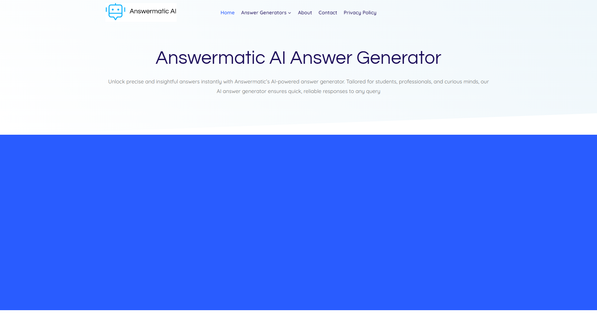 Thumbnail of Answermatic