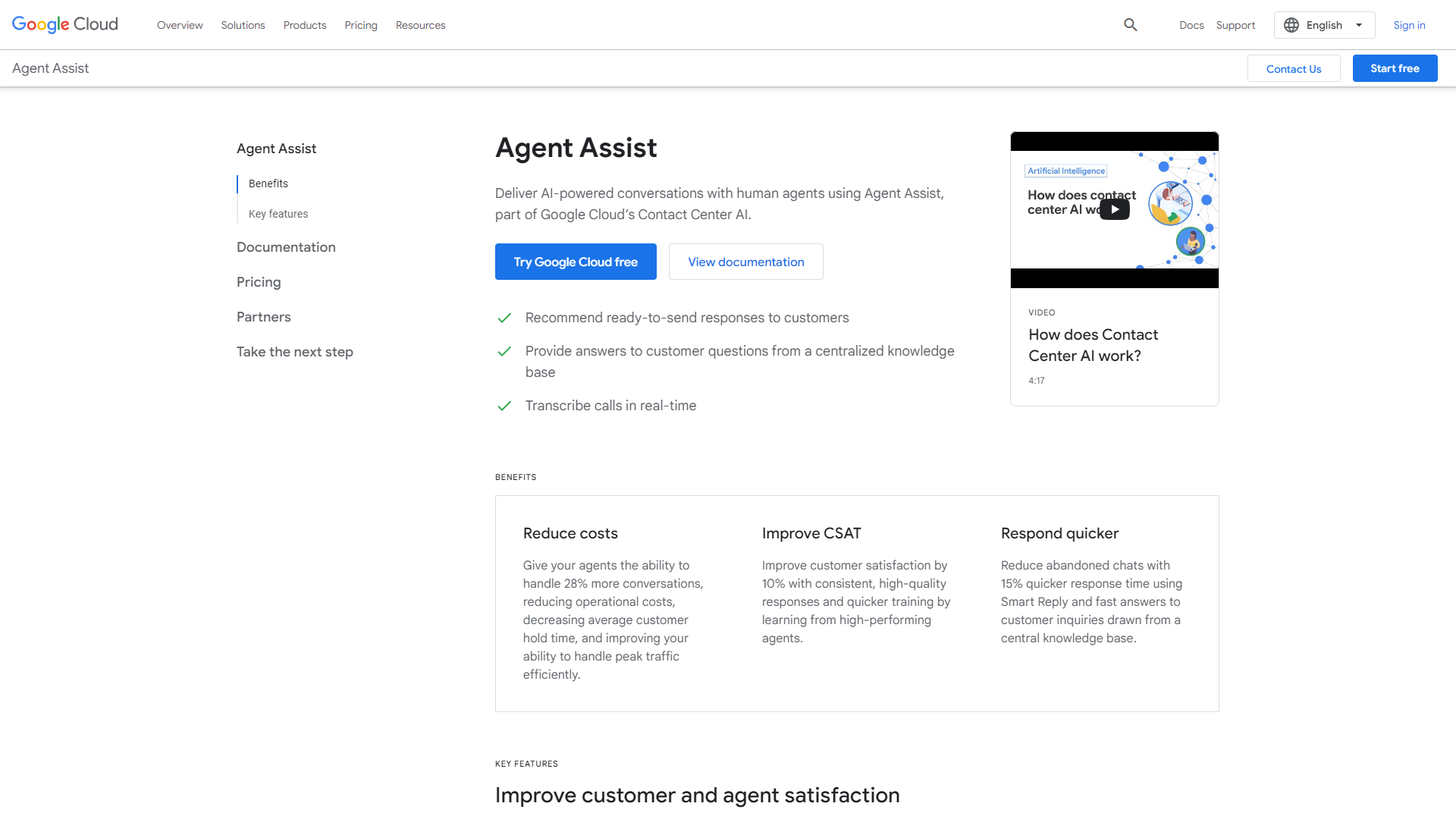 Thumbnail of Google Cloud Agent Assist