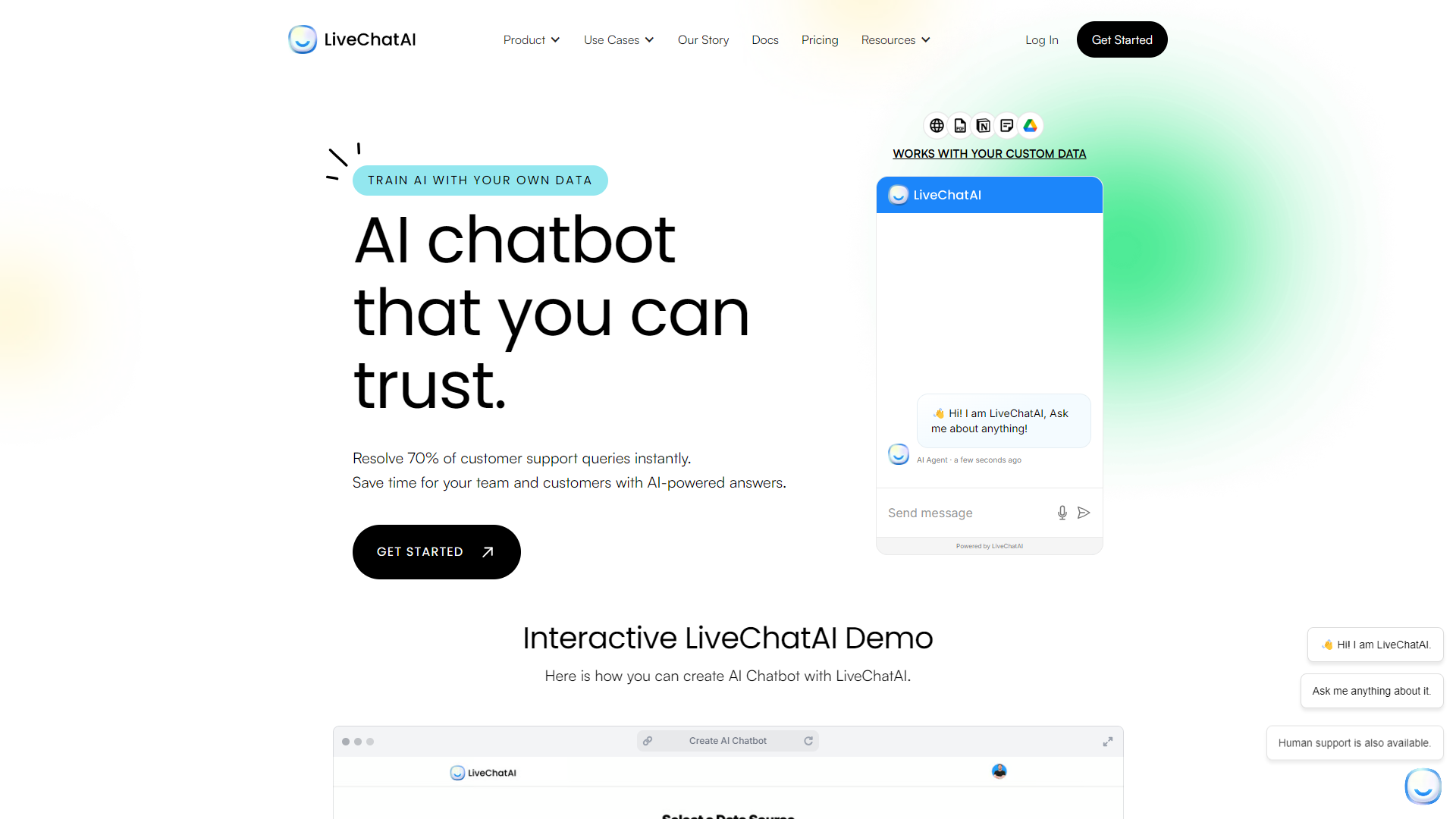 Thumbnail of LiveChatAI