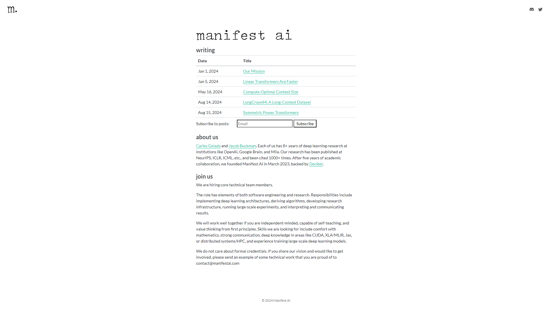 Thumbnail of Manifest AI