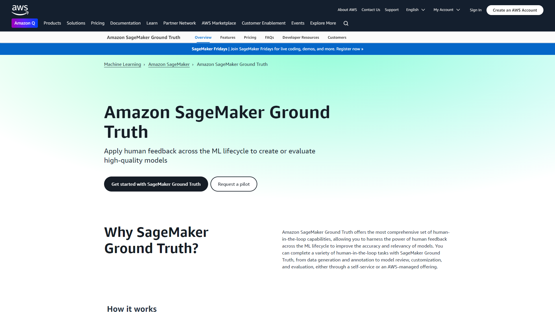 Thumbnail of Amazon SageMaker Ground Truth