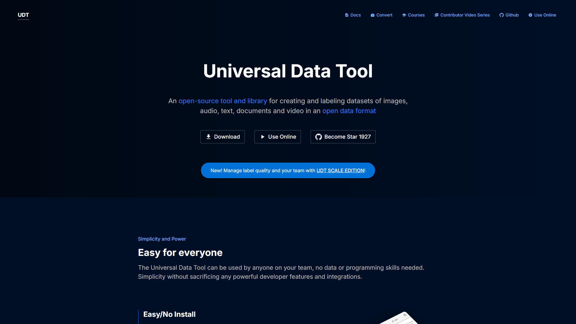 Thumbnail of Universal Data Tool