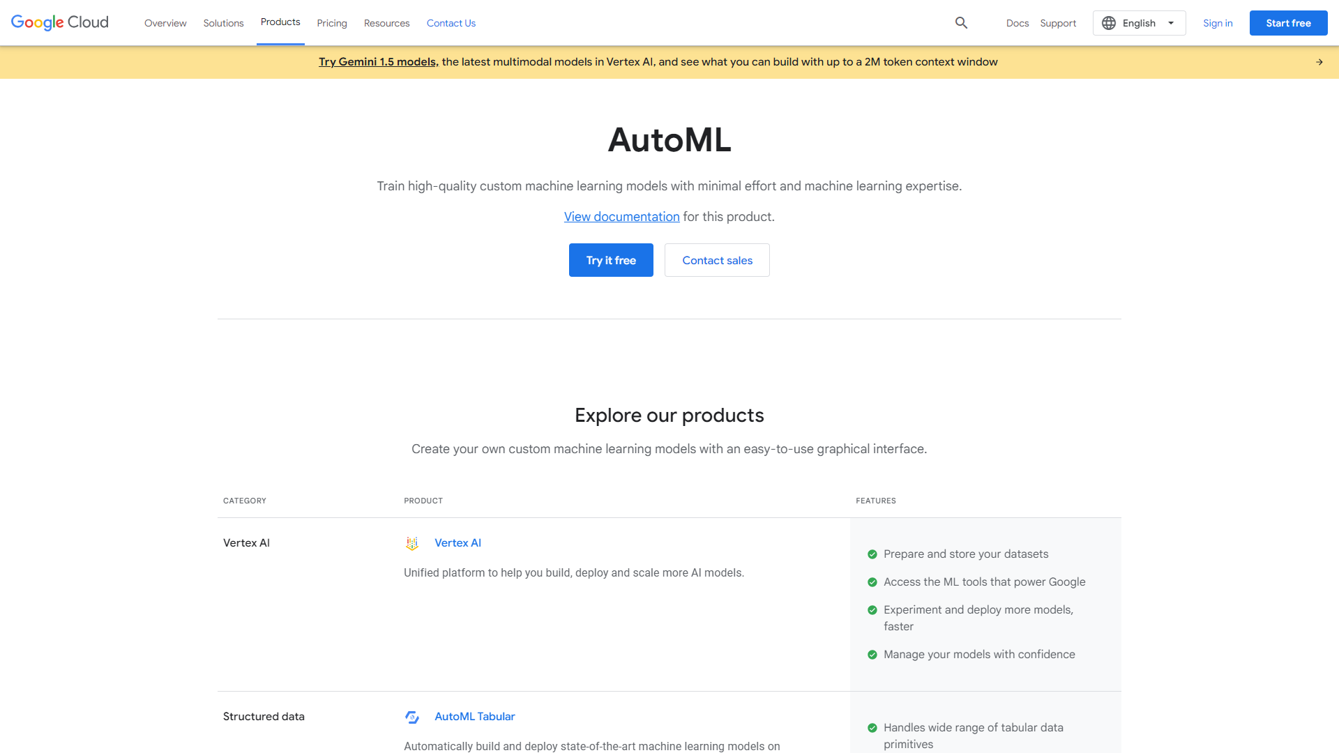 Thumbnail of Google Cloud AutoML