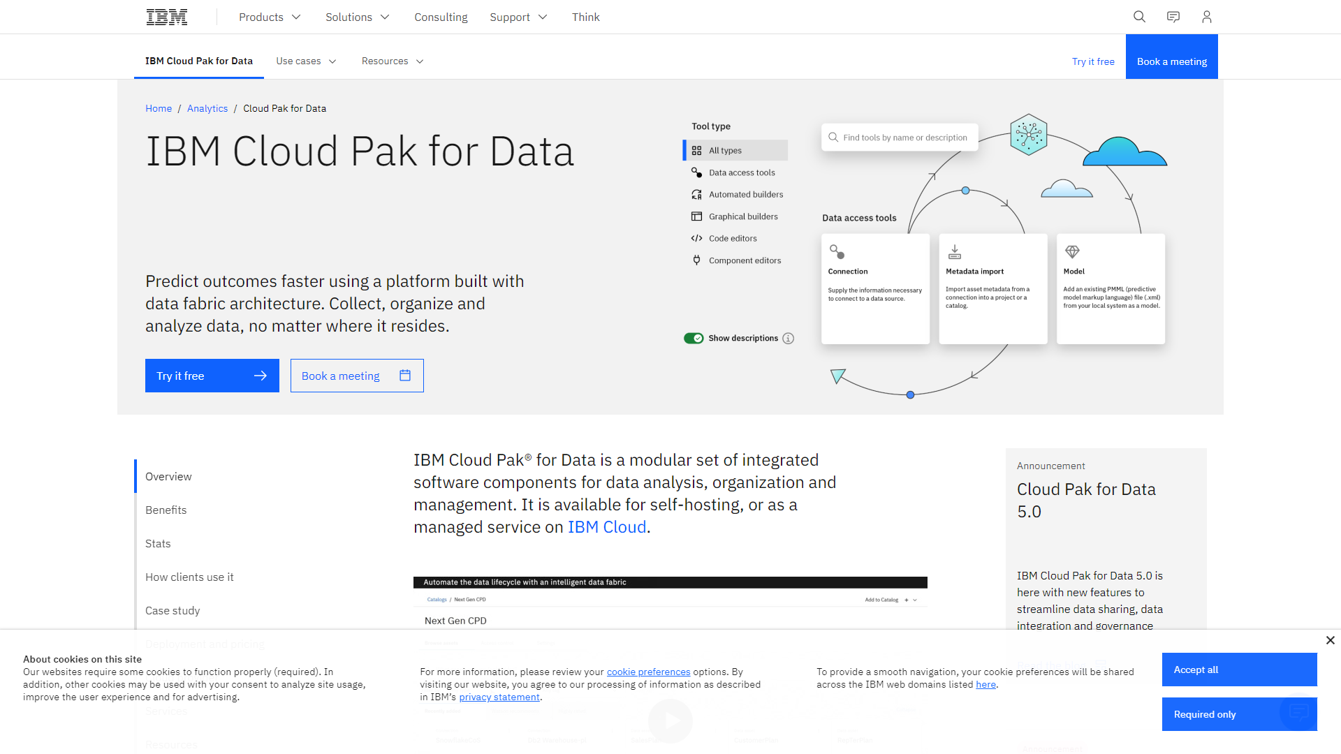 Thumbnail of IBM Cloud Pak for Data