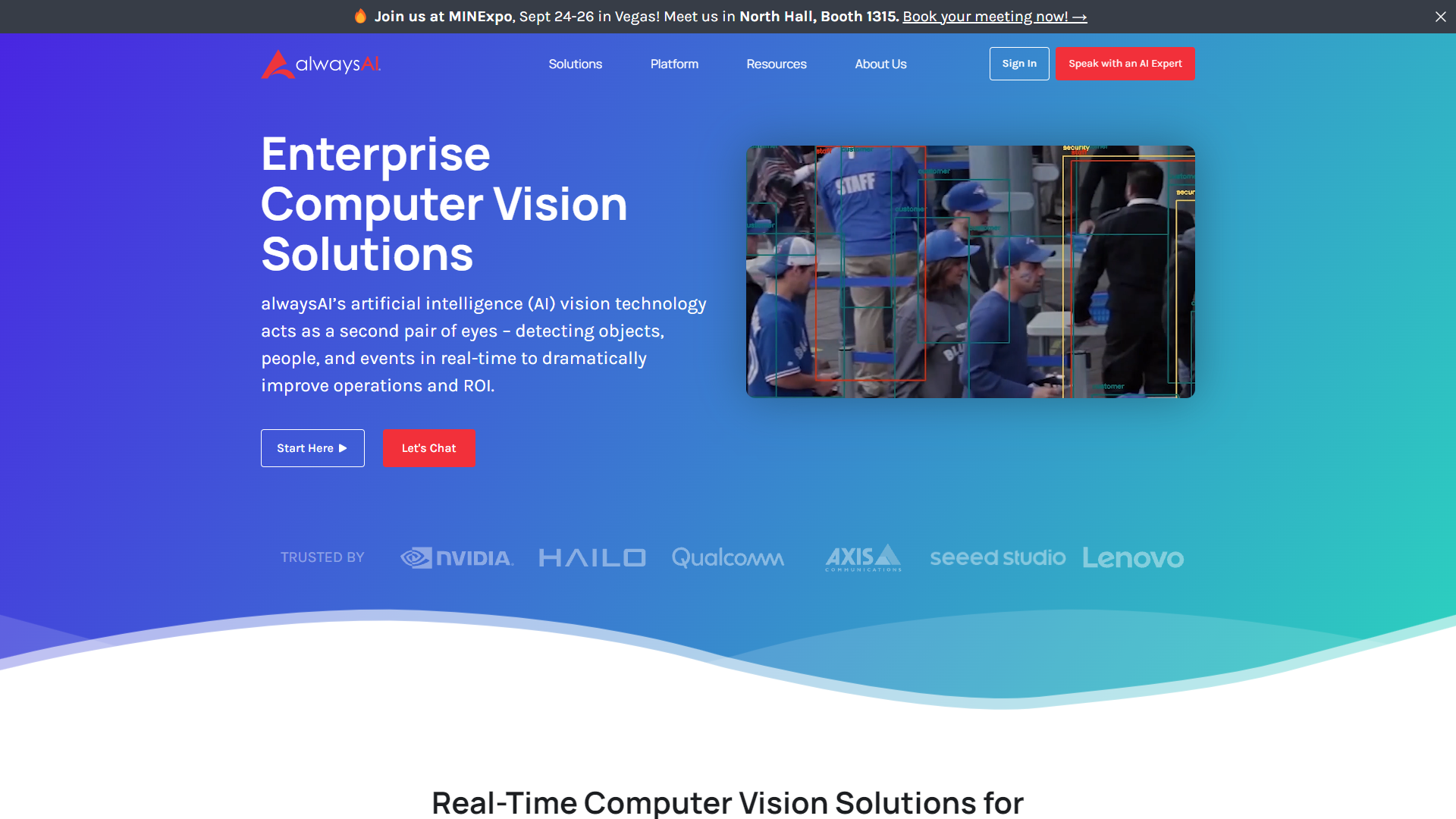 Thumbnail of alwaysAI Computer Vision Platform