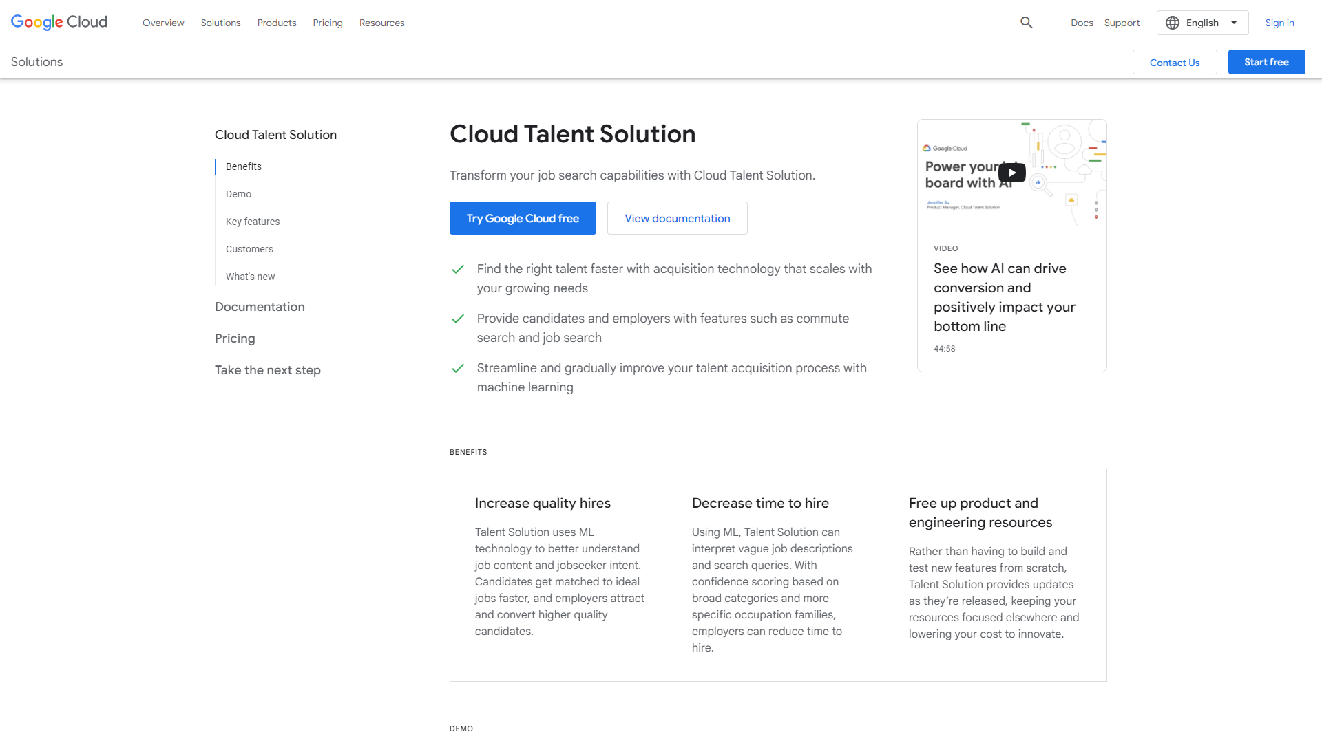 Thumbnail of Cloud Talent Solution