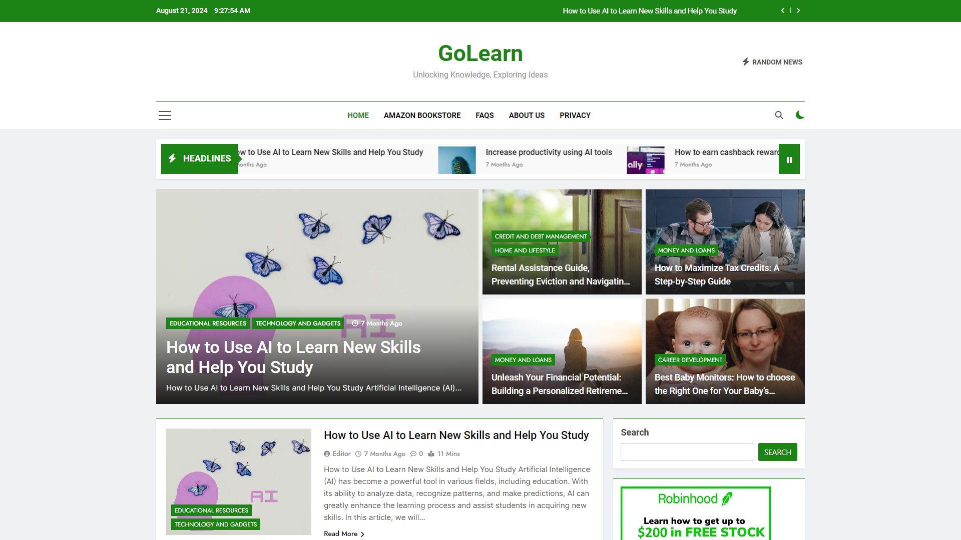 Thumbnail of GoLearn