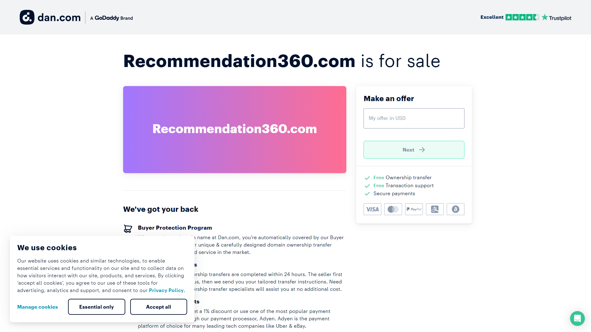 Thumbnail of Recommendation360™ RetAIl