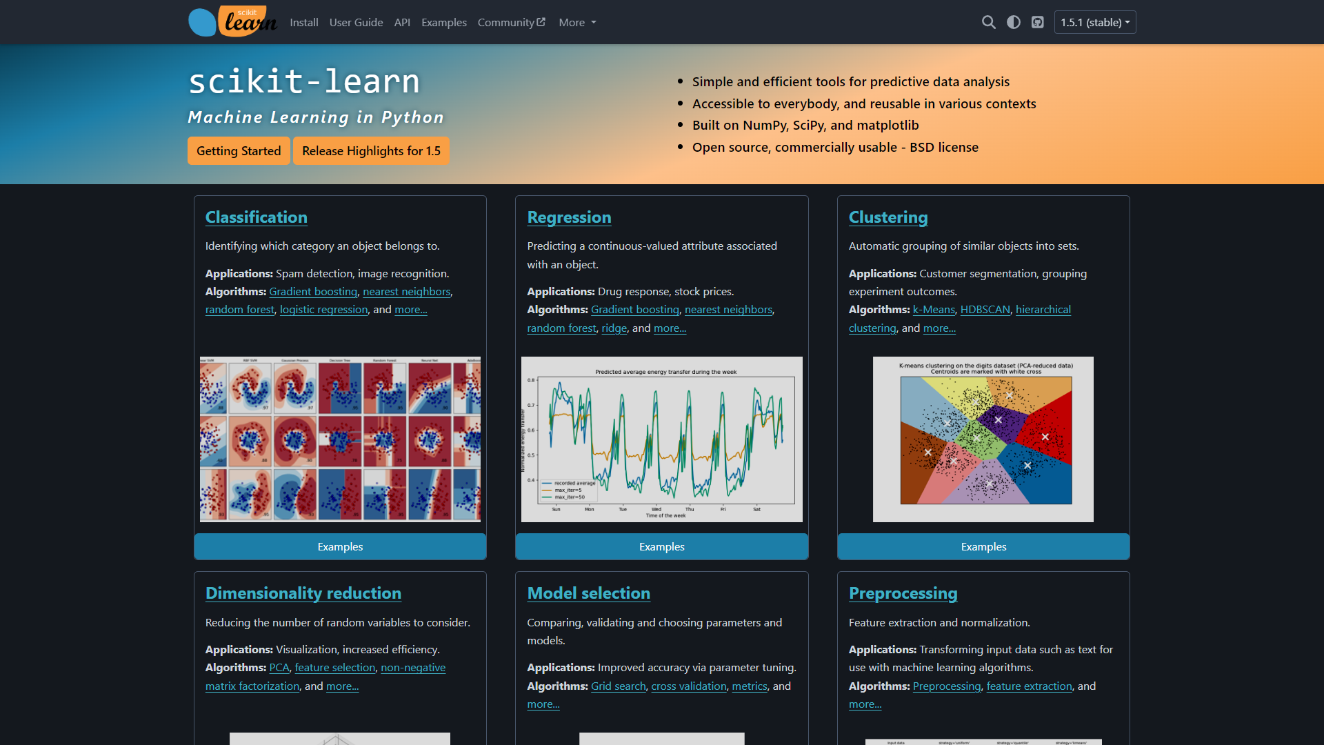 Thumbnail of scikit-learn