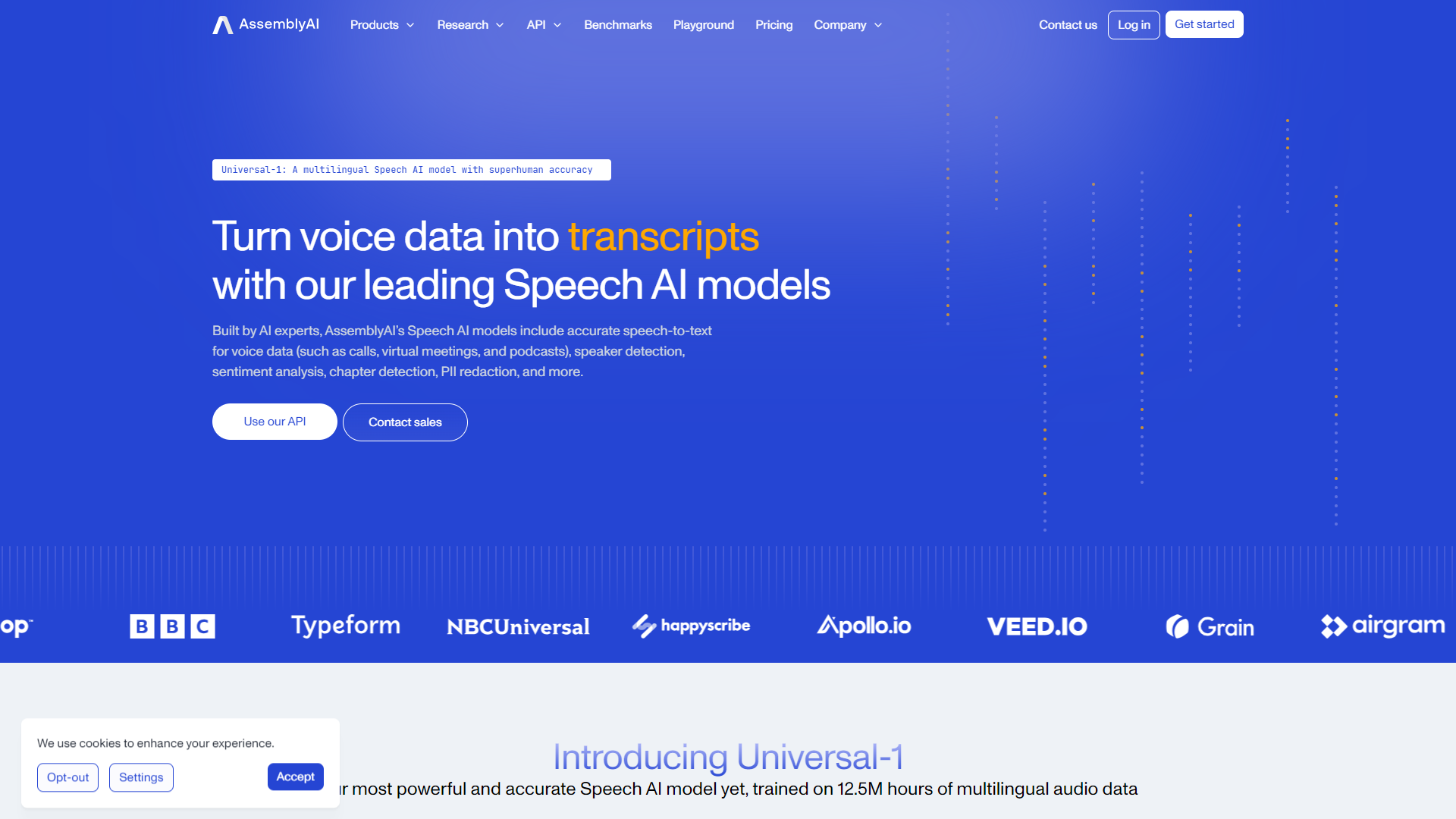 Thumbnail of AssemblyAI - Speech to Text API